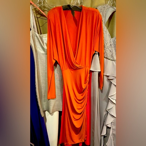 -MARCIANO- Guess-Orange Dress ( Reposhed ) - Picture 3 of 3